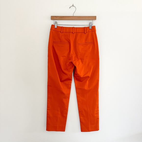 MaxMara Pegno Straight-Leg Trousers Orange 4 $595 - Picture 5 of 12